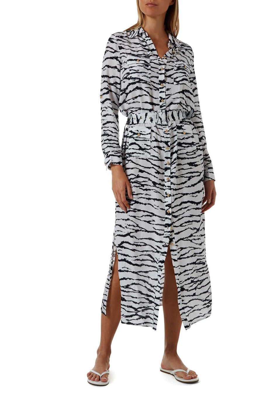 Peggy Tiger print Dress