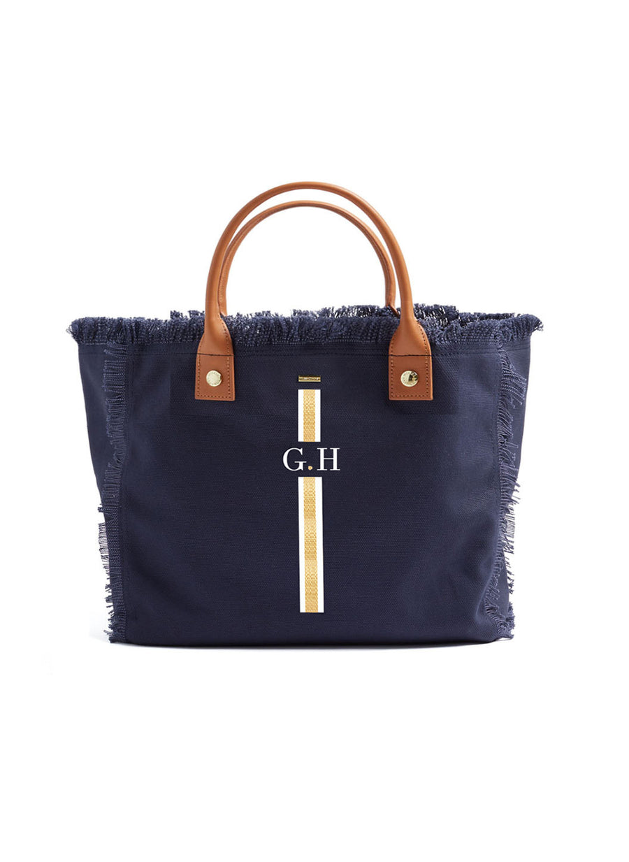 Porto Cervo Navy White/Gold