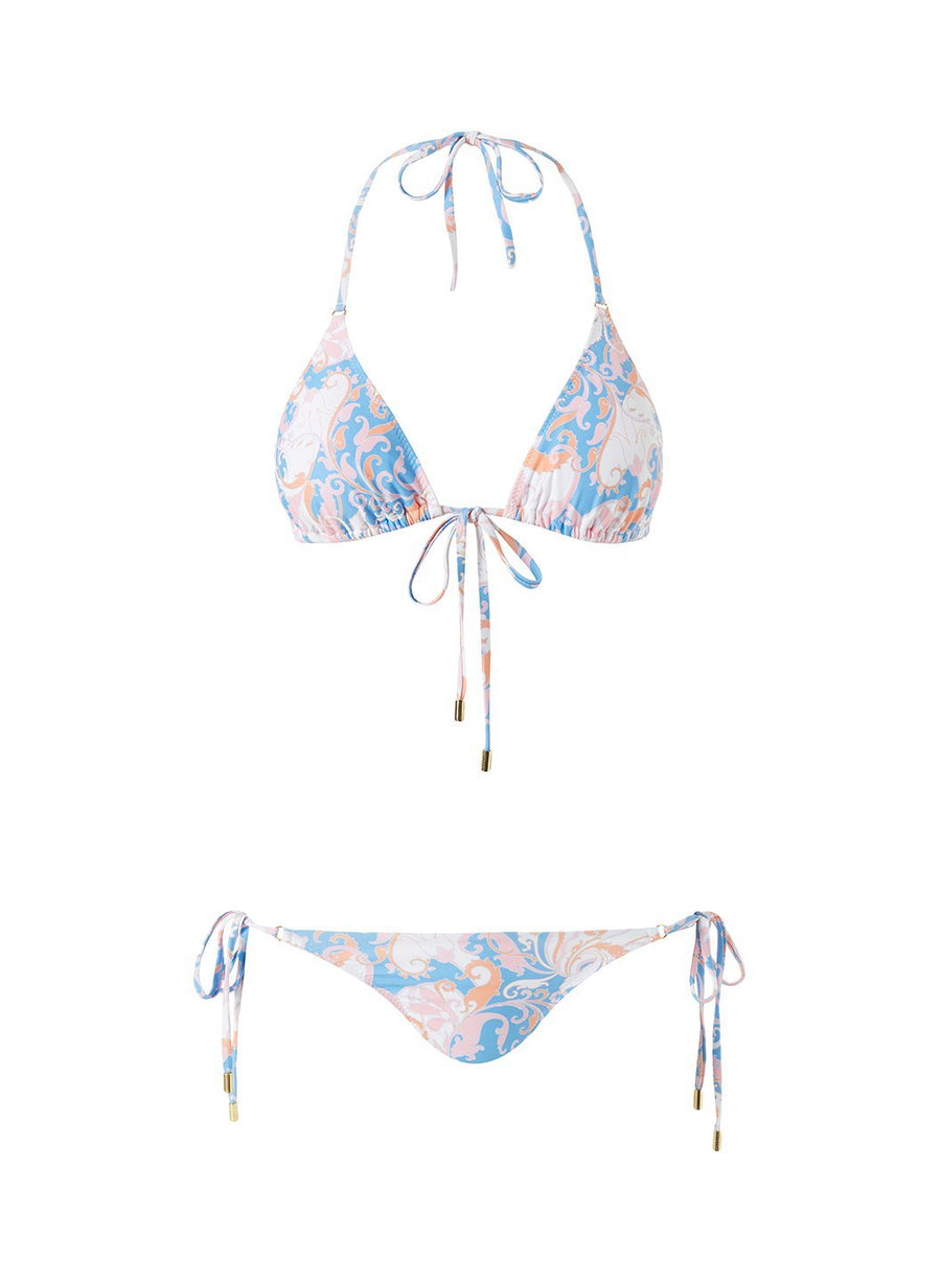 Porto Baroque Blush Bikini Cutout 