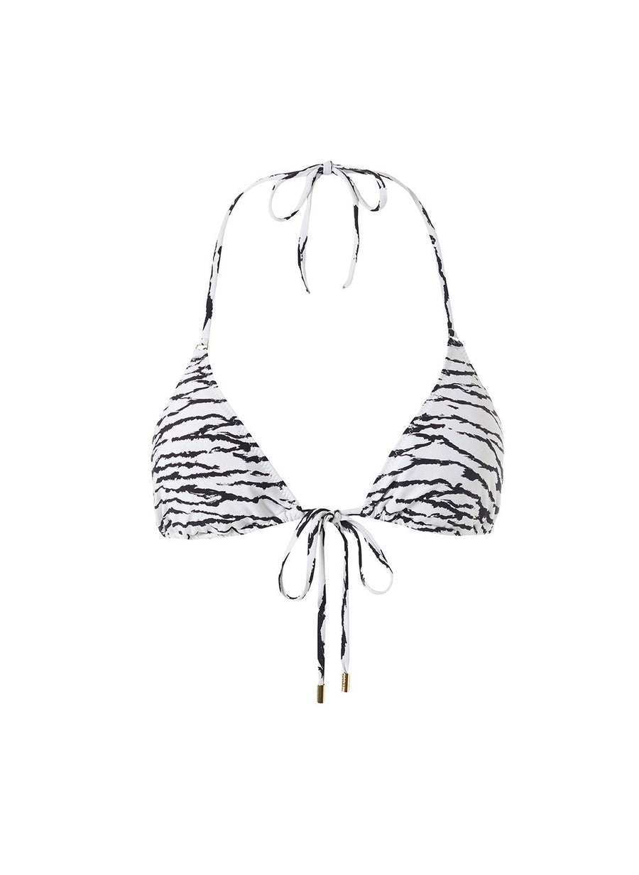 Porto Tiger Print Bikini Top