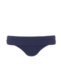 Provence Navy Seamless Fold Over Bikini Bottom