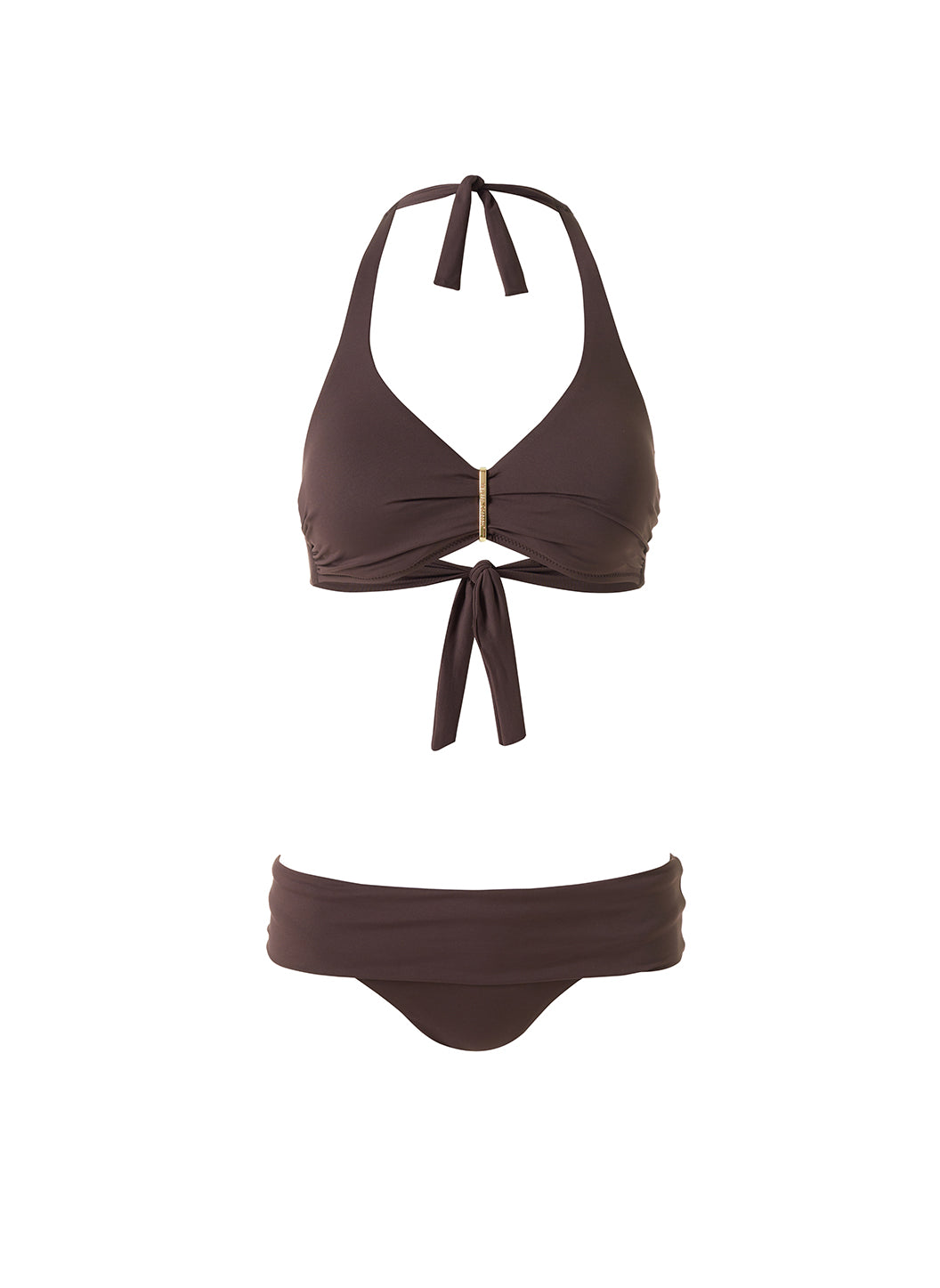 Provence Brown Bikini Cutout