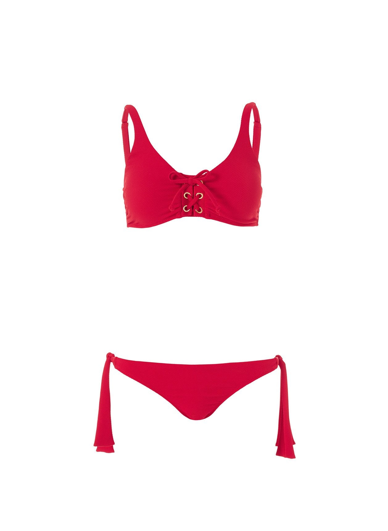 C. OROZCO ROMERO（C.オロズコ　ロメロ） 、赤い海水着 Rome Bikini Red Pique | Official Site