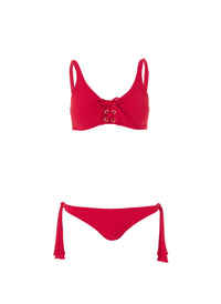 Rome Red Pique Bikini