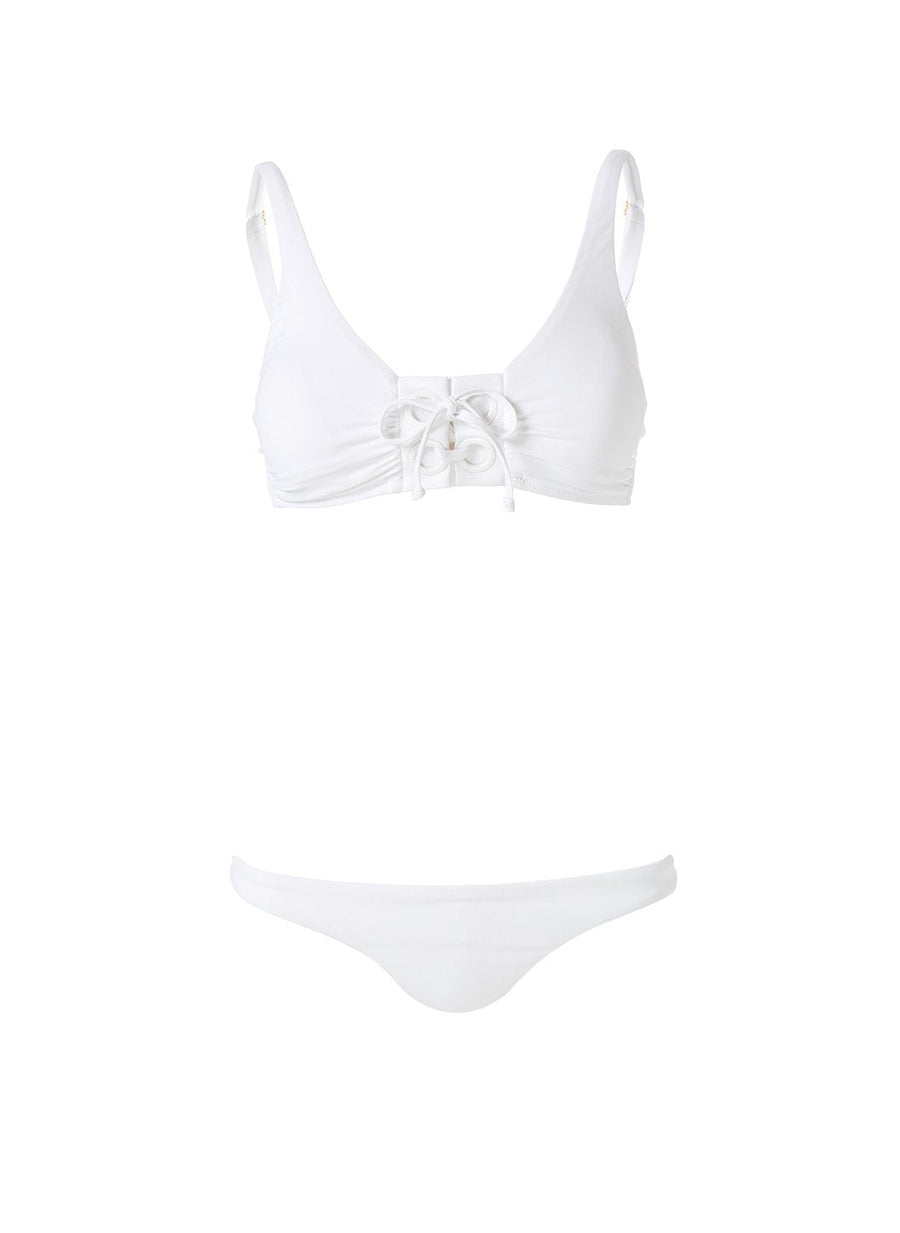 Salvador White Bikini Cutout 