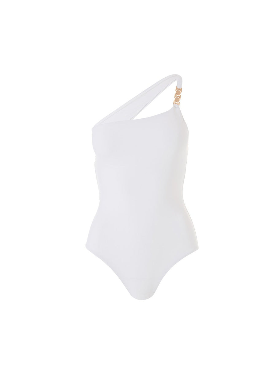 Seychelles White Swimsuit