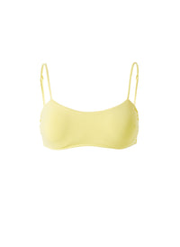 Vegas Yellow Bikini Top Cutout