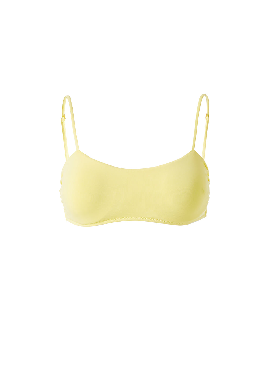 Vegas Yellow Bikini Top Cutout