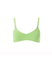 Vienna Lime Bikini Top Cutout 
