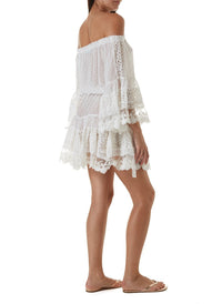 alice white midi kaftan 