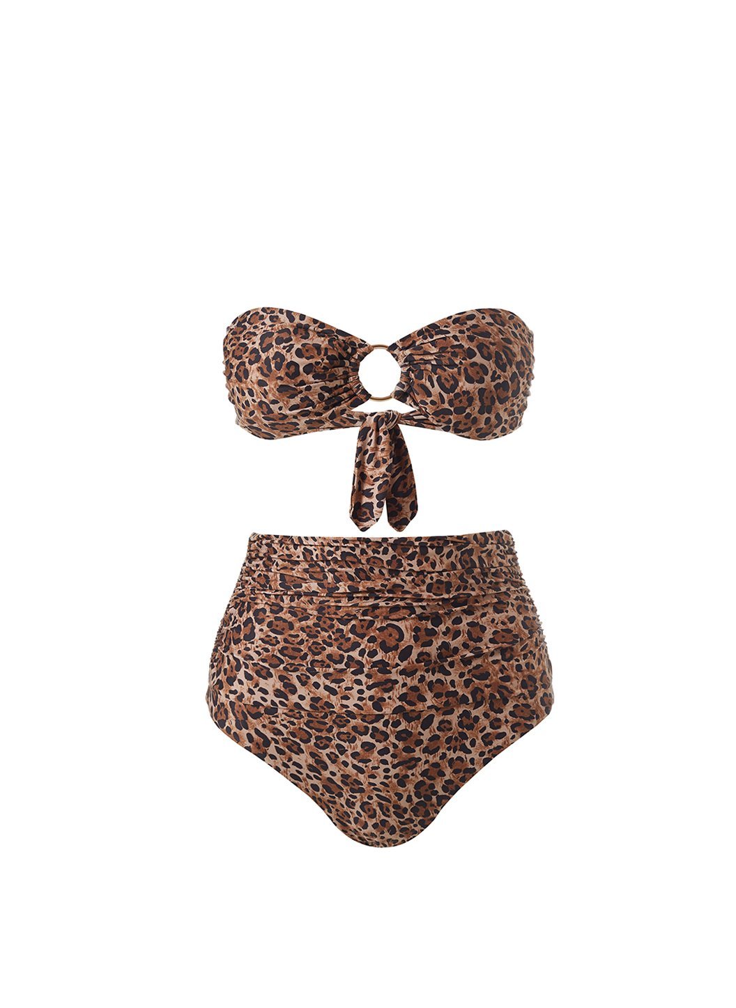 High waisted cheetah sales print bathing suit