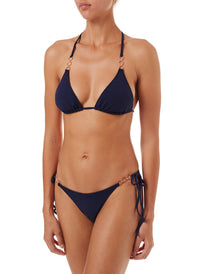 anguilla navy zigzag triangle triple ring bikini 2019 F