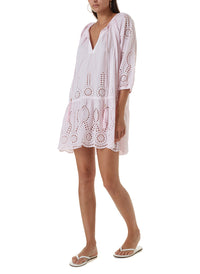 Ashley Blush Short Kaftan