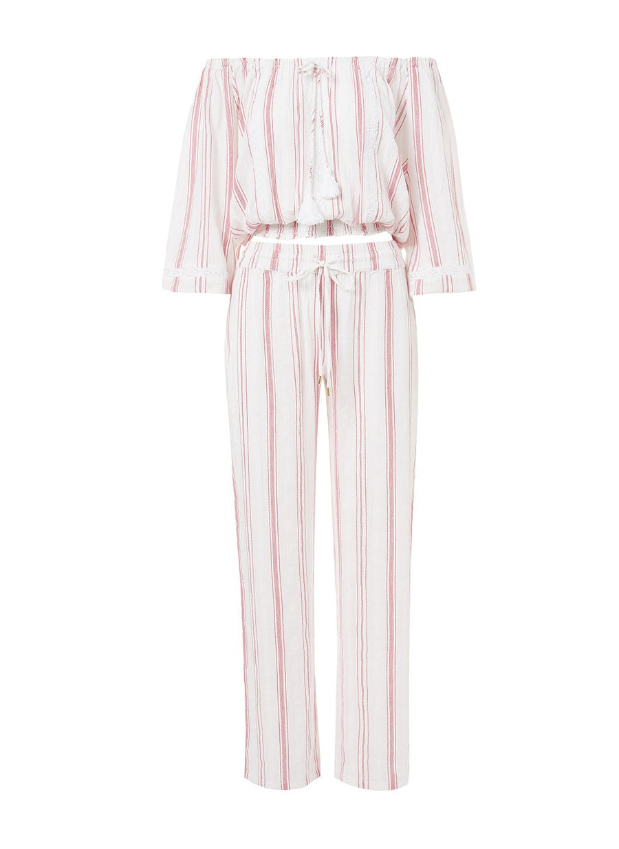 azura krissy red stripe coord 2019