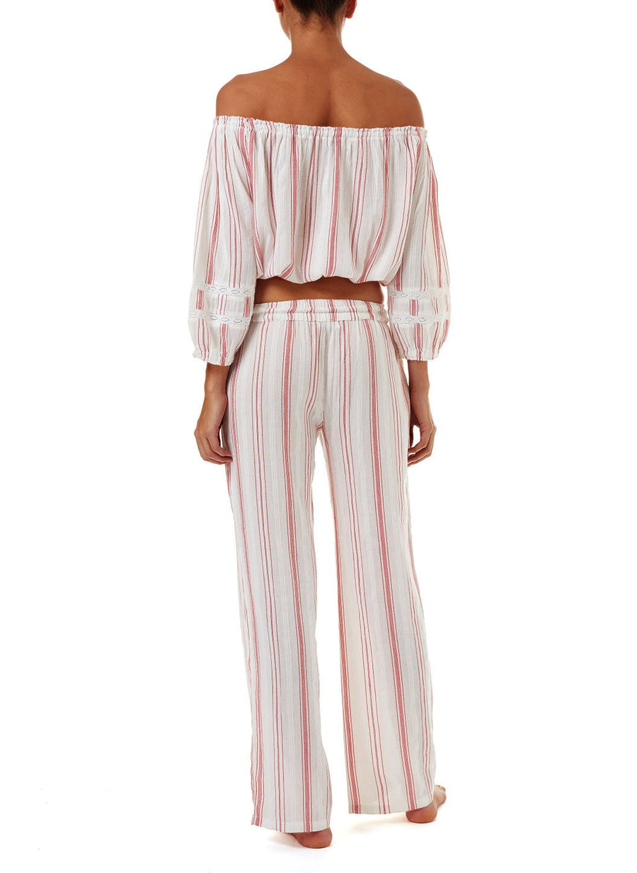 azura red stripe offtheshoulder top 2019 B