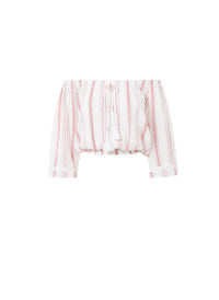 azura red stripe offtheshoulder top 2019