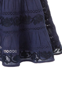 Baby Anita Navy Skirt