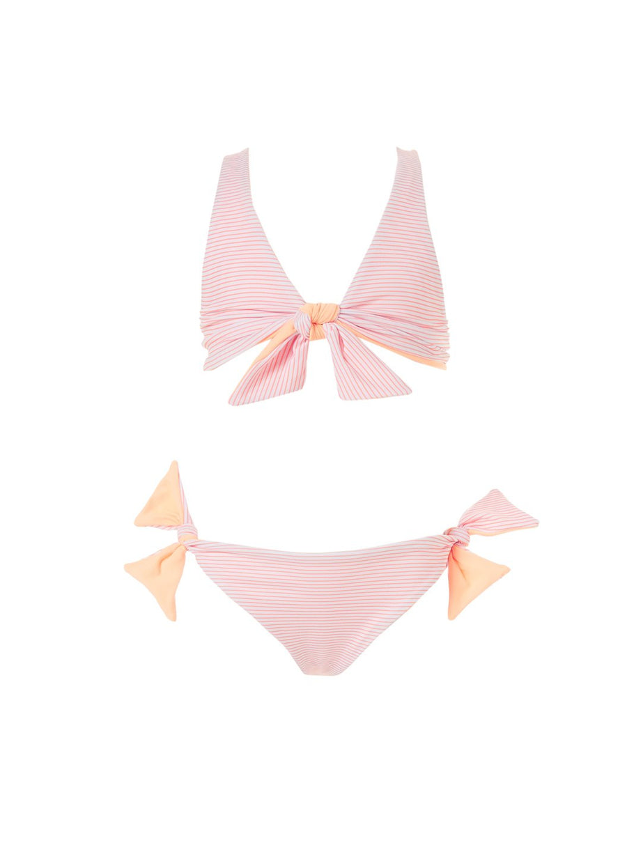 baby como mango stripe mango triangle knot bikini 2019