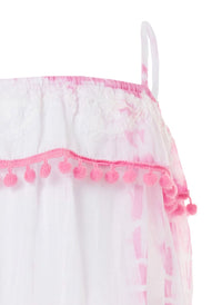 Baby Eisha Pale Pink Tie Dye Playsuit