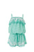 Baby Eisha Mint/White Embroidered Playsuit