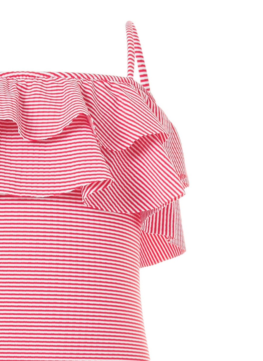 Baby Ivy Red Gingham Frill Onepiece Swimsuit