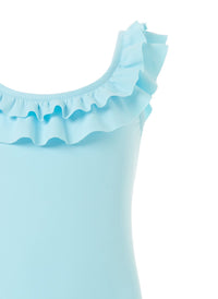 Baby Missy Sky Over the Shoulder Frill Onepiece Swimsuit