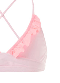 Baby New York Pale Pink/Neon Triangle Bikini 2
