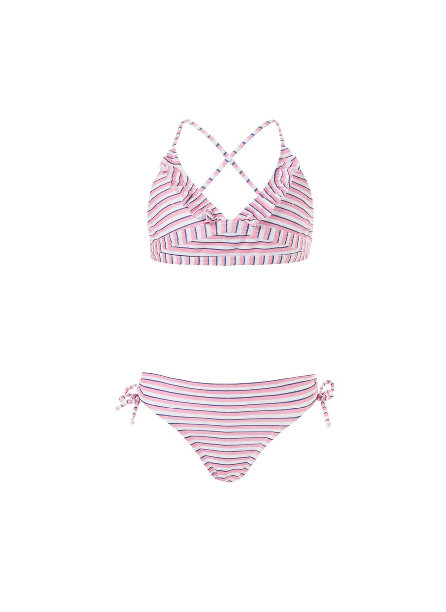 baby new york pink stripe triangle bikini 2019