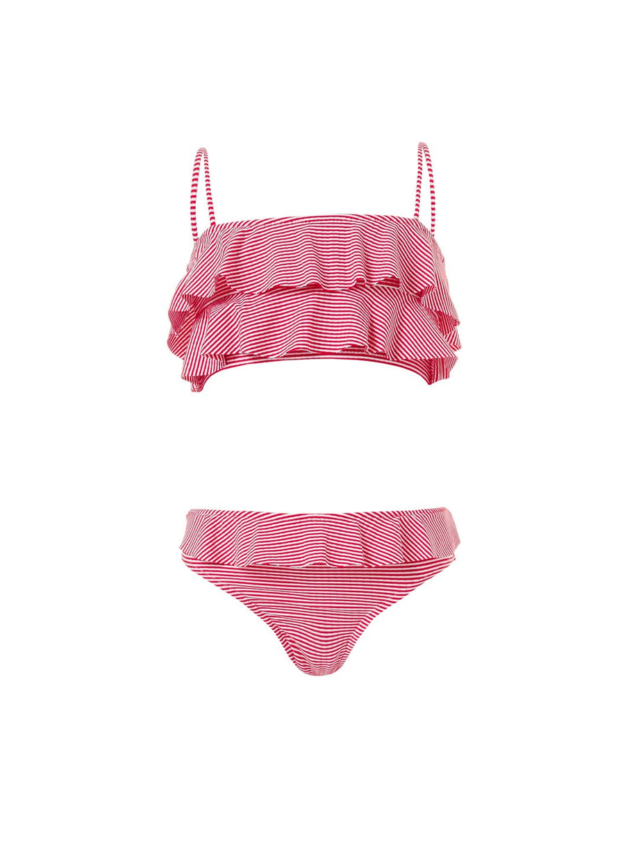 baby noemi red gingham frill bikini 2019