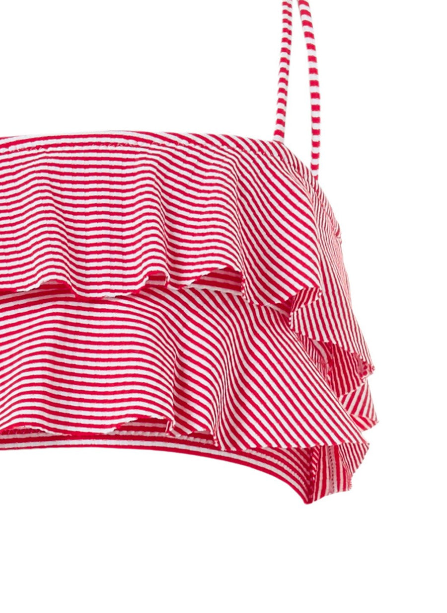 Baby Noemi Red Gingham Frill Bikini