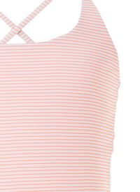 Baby Vicky Mango Stripe/Mango Cross Back Onepiece Swimsuit
