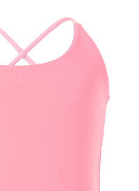 Baby Vicky Pale Pink /Neon  Cross Back Onepiece Swimsuit