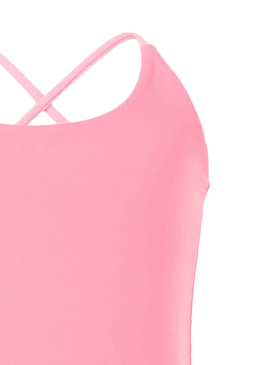 Baby Vicky Pale Pink /Neon  Cross Back Onepiece Swimsuit