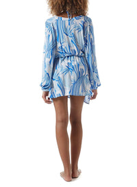 bethany twirl belted short kaftan model_B