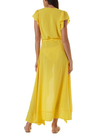 brianna yellow long dress 