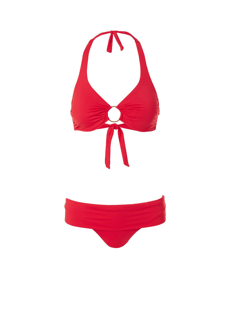 Brussels Red Halterneck Bikini