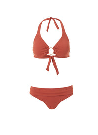 brussels cinnamon halterneck ring supportive bikini 2019