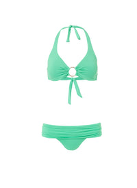 brussels green halterneck ring supportive bikini 2019