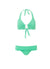 brussels green halterneck ring supportive bikini 2019