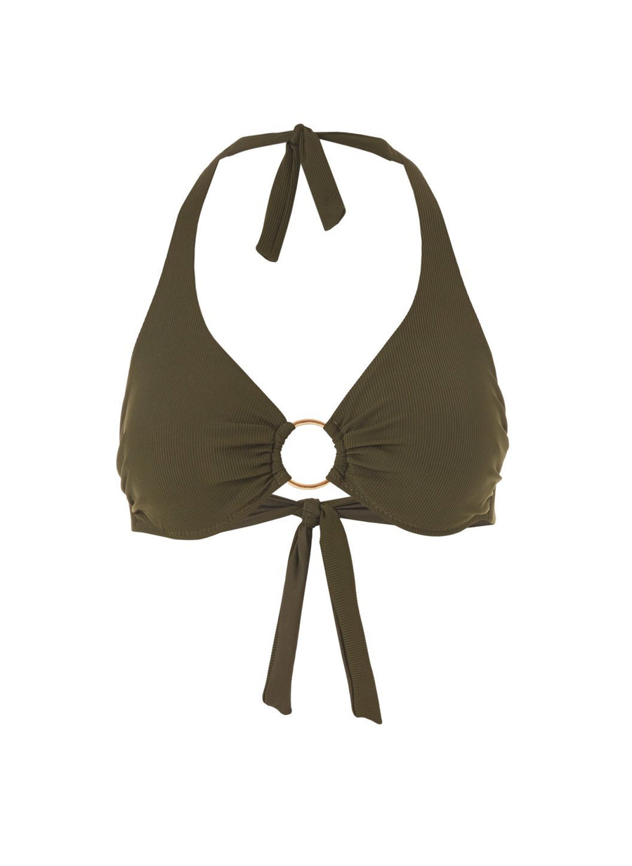 brussels-olive-ribbed-bikini-top - Cut-Out