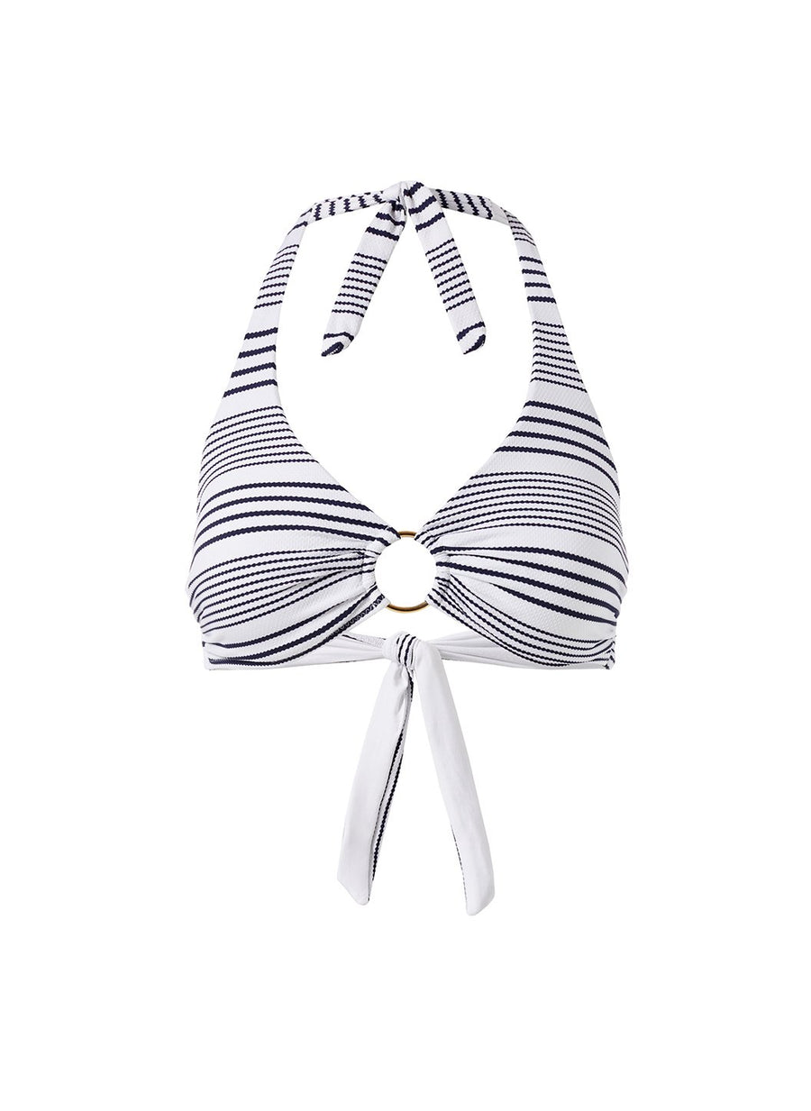 brussels-pique-stripe-supportive-halterneck-bikini-top