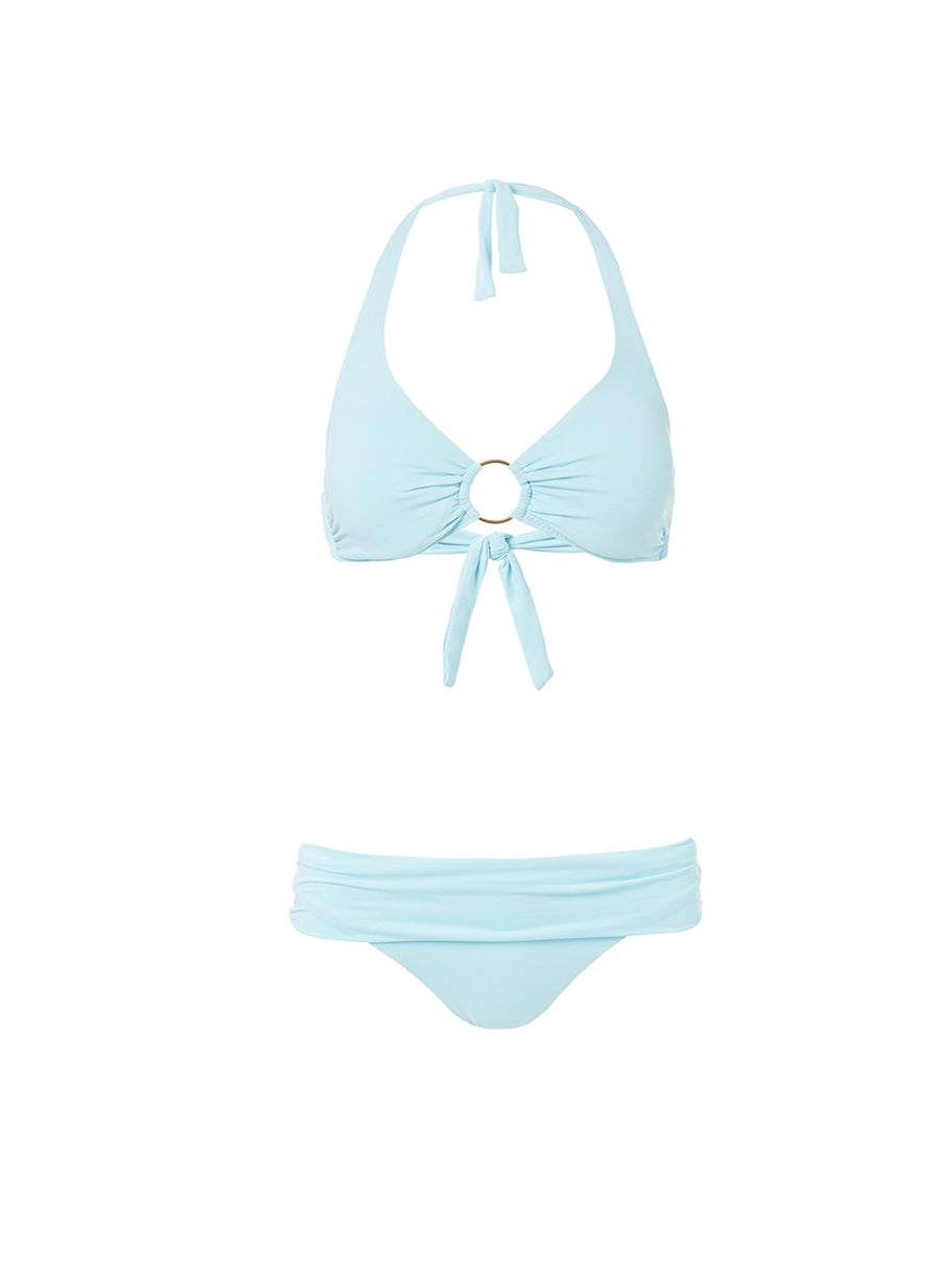 brussels sky halterneck ring supportive bikini 2019