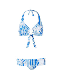 brussels twirl ring supportive halterneck bikini Cutout