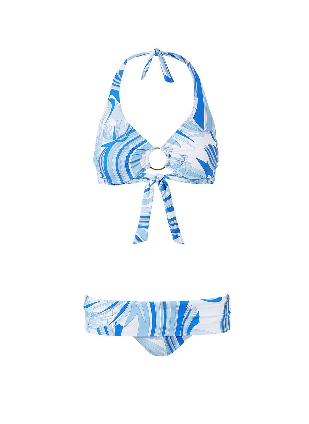 brussels twirl ring supportive halterneck bikini Cutout