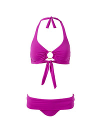 brussels viola supportive halterneck bikini Cutout