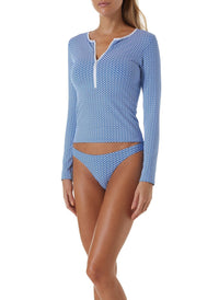 cali bikini mosaic blue 