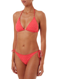 cancun coral zigzag classic traingle bikini 2019 F