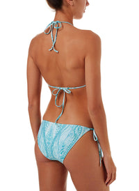 cancun paisley classic triangle bikini 2019 B