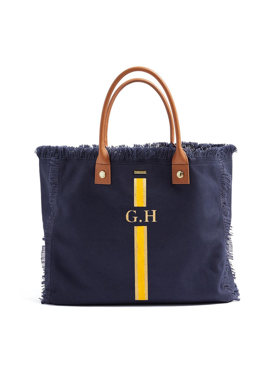 Cap Ferrat Navy Yellow