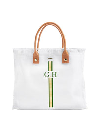 Cap Ferrat White Green/Gold